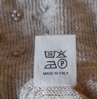 Maglia manica corta " Roscar " perline