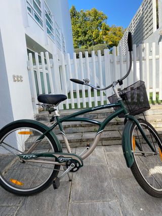 Bicicleta cruiser classic trek verde