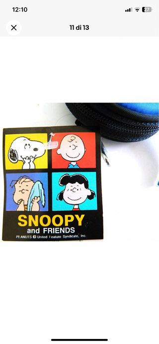 PORTA MONETE PORTACHIAVI snopy pa 244