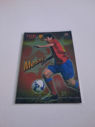 Carta de Futbol Mundicromo Lionel Messi