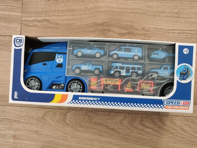 Lote Camión policía y Playmobil