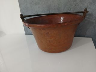 Antico Paiolo Pentola Casseruola in Rame 25cm