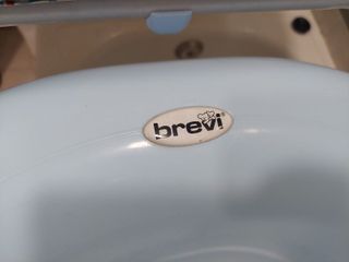bañera cambiador bebe azul