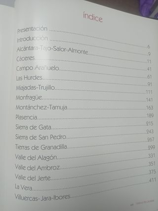 Libro Tierras de Cáceres: paraíso de emociones