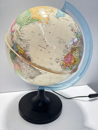 GLOBO TERRAQUEO O BOLA MUNDO VINTAGE