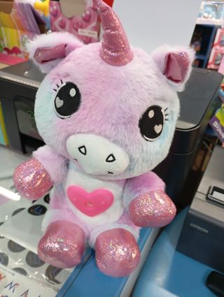 Peluche unicorno con proiettore 40 cm