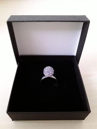 NUEVO A ESTRENAR. ANILLO DE PLATA 