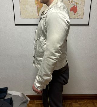 Chaqueta plateada Diesel