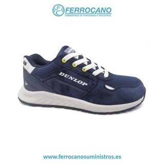 ZAPATO SEGURIDAD DUNLOP STORM AZUL/GRIS/NEGRO