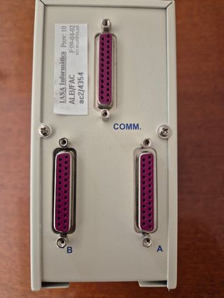 Switch DATA Manual. Puerto COMM
