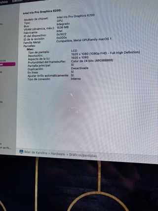 Imac 21.5 pulgadas Apple Ordenador