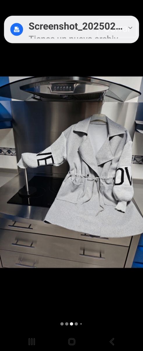 Abrigo nuevo mujer talla XL