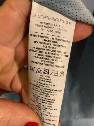 Chaqueta de paño