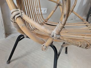 Tumbonas sillones de mimbre