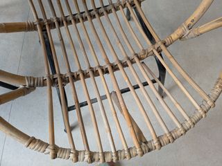Tumbonas sillones de mimbre