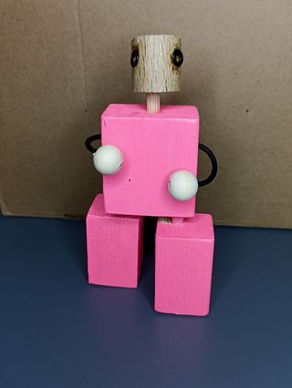 Figura de madera artesanal