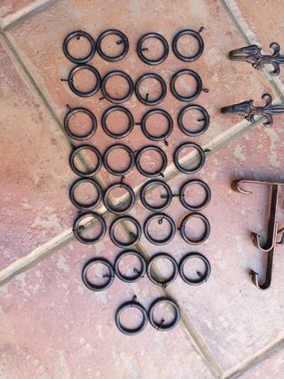 Soporte doble para barra de cortina