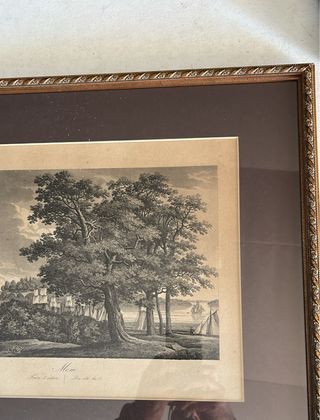 LÁMINA BLANCO NEGRO PAISAJE