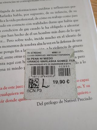 Ni pena ni miedo: Un juez, una vida y la lucha por ser quienes somos
