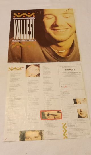 33giri Paolo Vallesi.La forza della vita