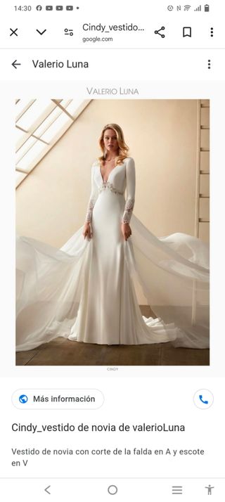 Vestido novia precioso. 