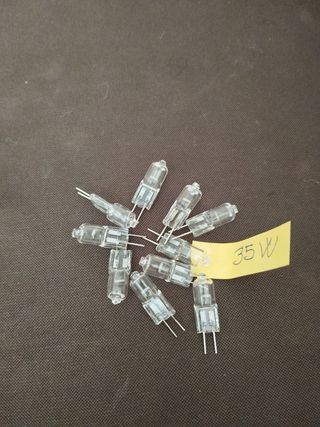 10 Bombillas G4 12 voltios 35 watios