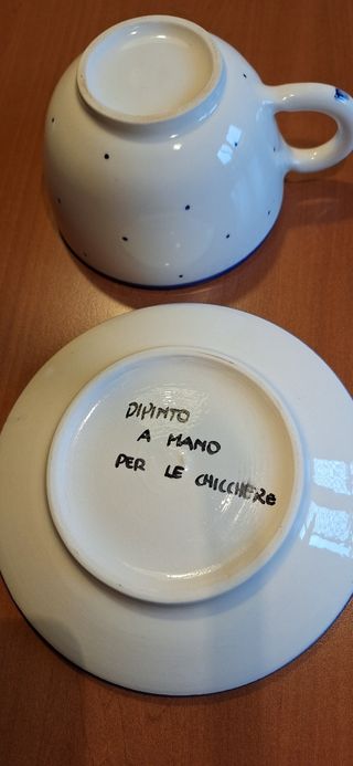 Tazza colazione e piattino