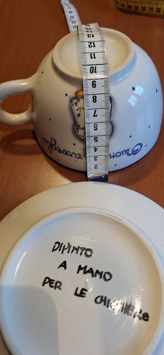 Tazza colazione e piattino