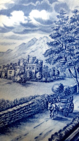 Plato art deco' inglés