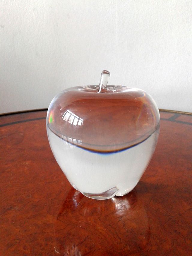 MANZANA DE CRISTAL DE STEUBEN