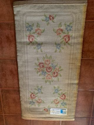 Alfombra individual beige