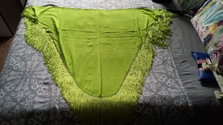 Corpiño flamenca, mantoncillo y complementos