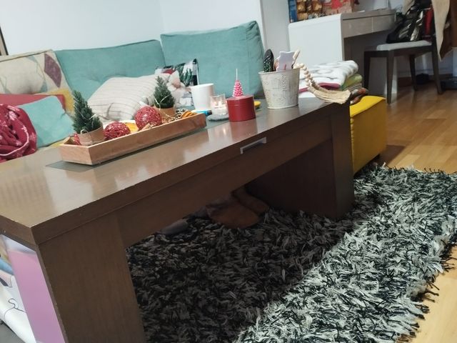 Mesa de centro abatible