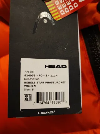CHAQUETA HEAD MUJER TALLA S