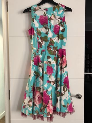 Vestido fiesta estampado