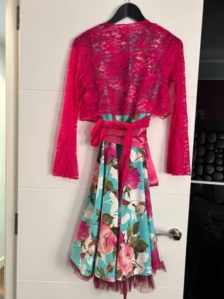 Vestido fiesta estampado