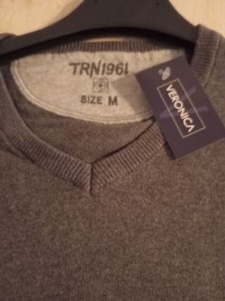 Jersey gris oscuro talla M 