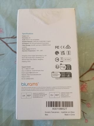 Cámara seguridad interior Blurams A31S