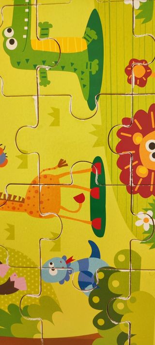 Puzzle de madera de animales