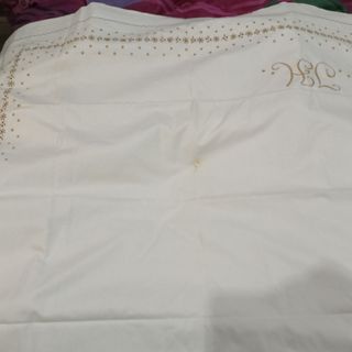 Sabana encimera más fund almohada borda