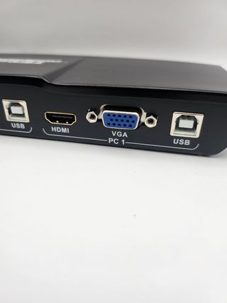 KVM Switch Conmutador Monitor doble