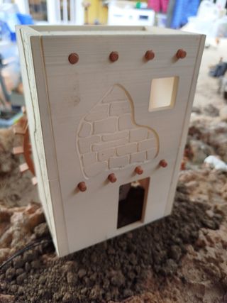 Molino belén Playmobil motor