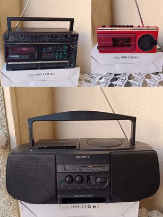 Radios vintages Sony, Philips