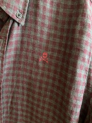 Camisa Scalpers a cuadros. Talla 39