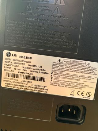 TV plana led 29 pulgadas