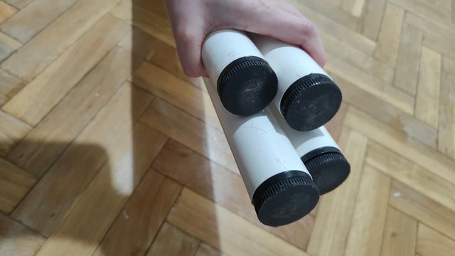 Juego de patas metálicas para mesa