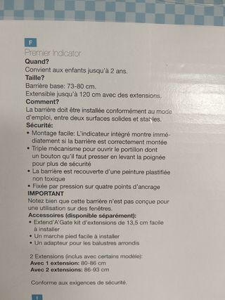 Barrera de seguridad para bebés