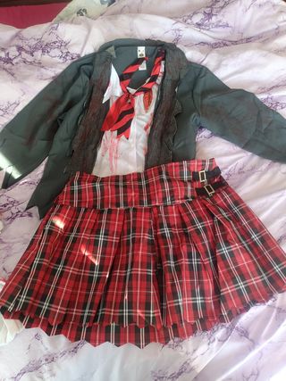 Disfraz colegiala zombie 