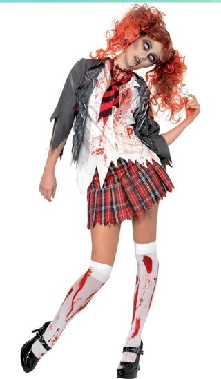 Disfraz colegiala zombie 