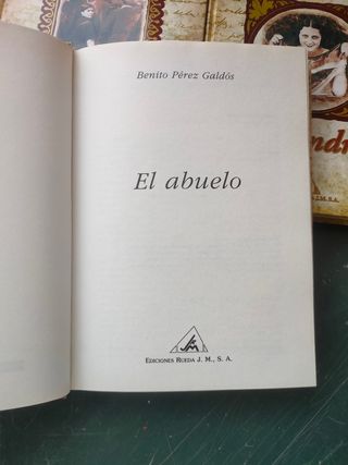 Libros Benito Pérez Galdós